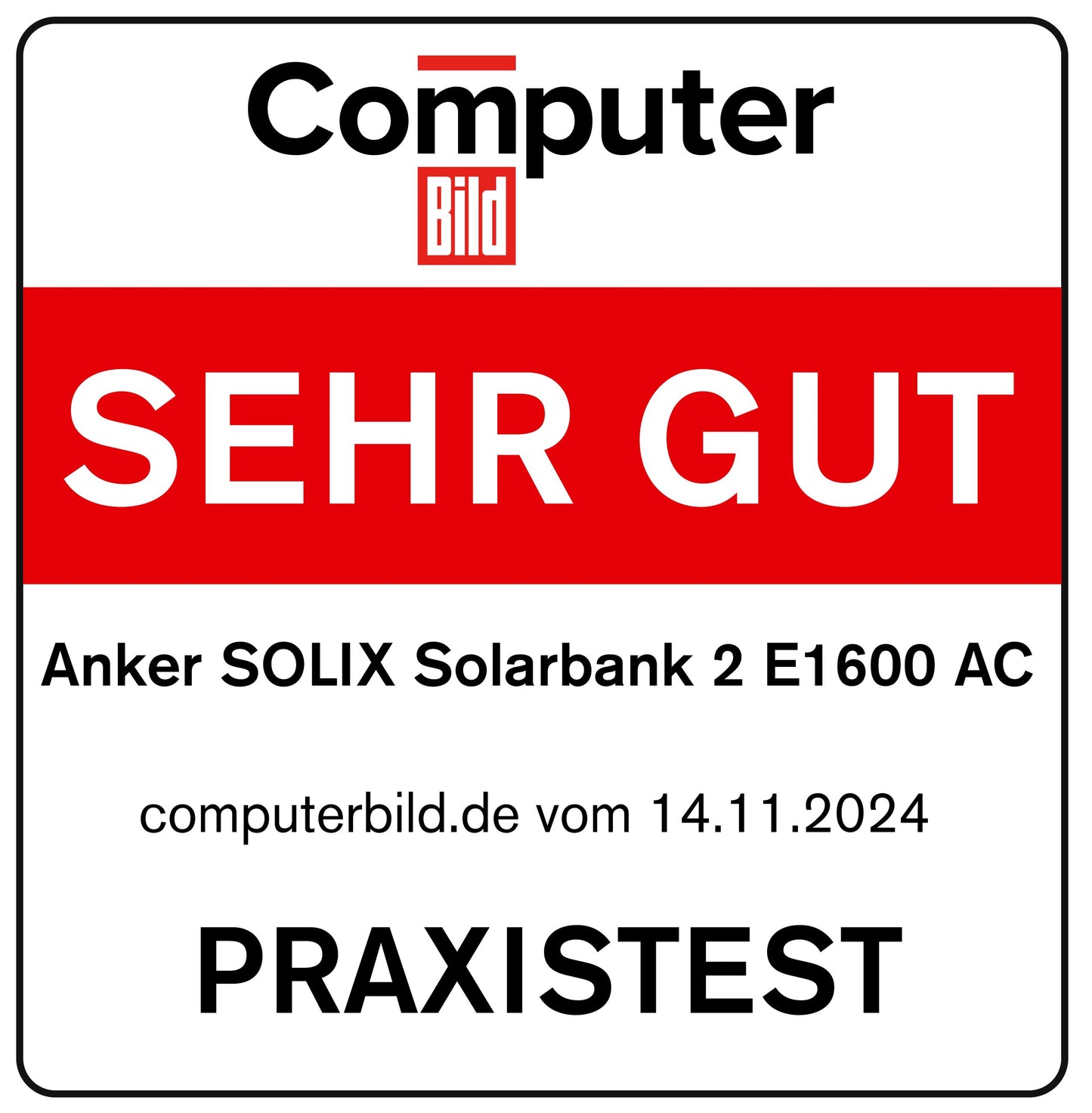 Anker Solix Solarbank 2 E1600 AC inkl. Smart Meter