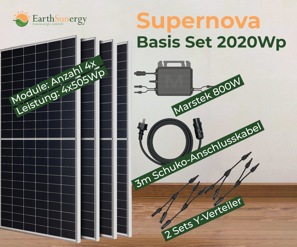 Balkonkraftwerk Basis-Set "Supernova"