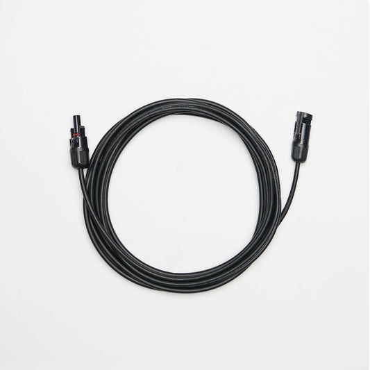 5m Solarkabel (4mm²) schwarz Solarstecker beidseitig montiert