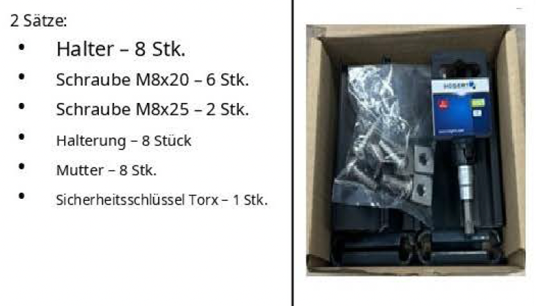 Modulhalterung Zaun Set 2