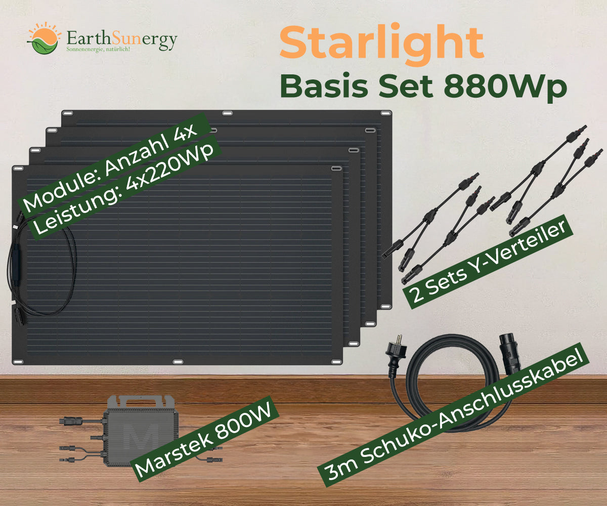 Balkonkraftwerk "Starlight" 880 Wp