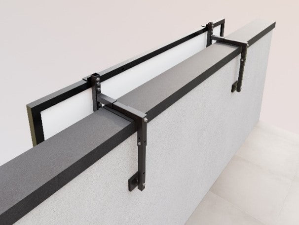 Modulhalterung Betonbalkon Typ 2A Set 2 (180-240 mm)