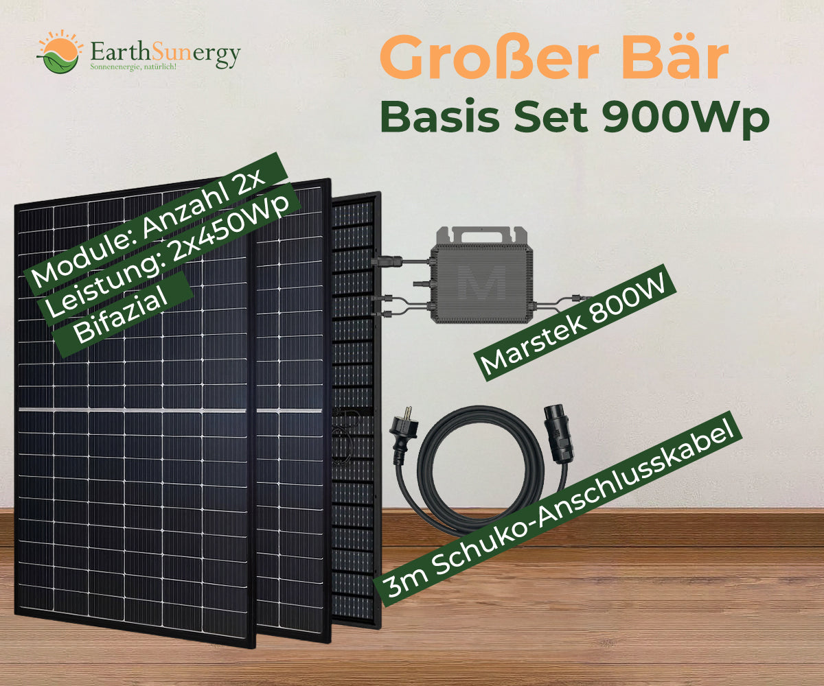 Balkonkraftwerk Basis-Set "Großer Bär"