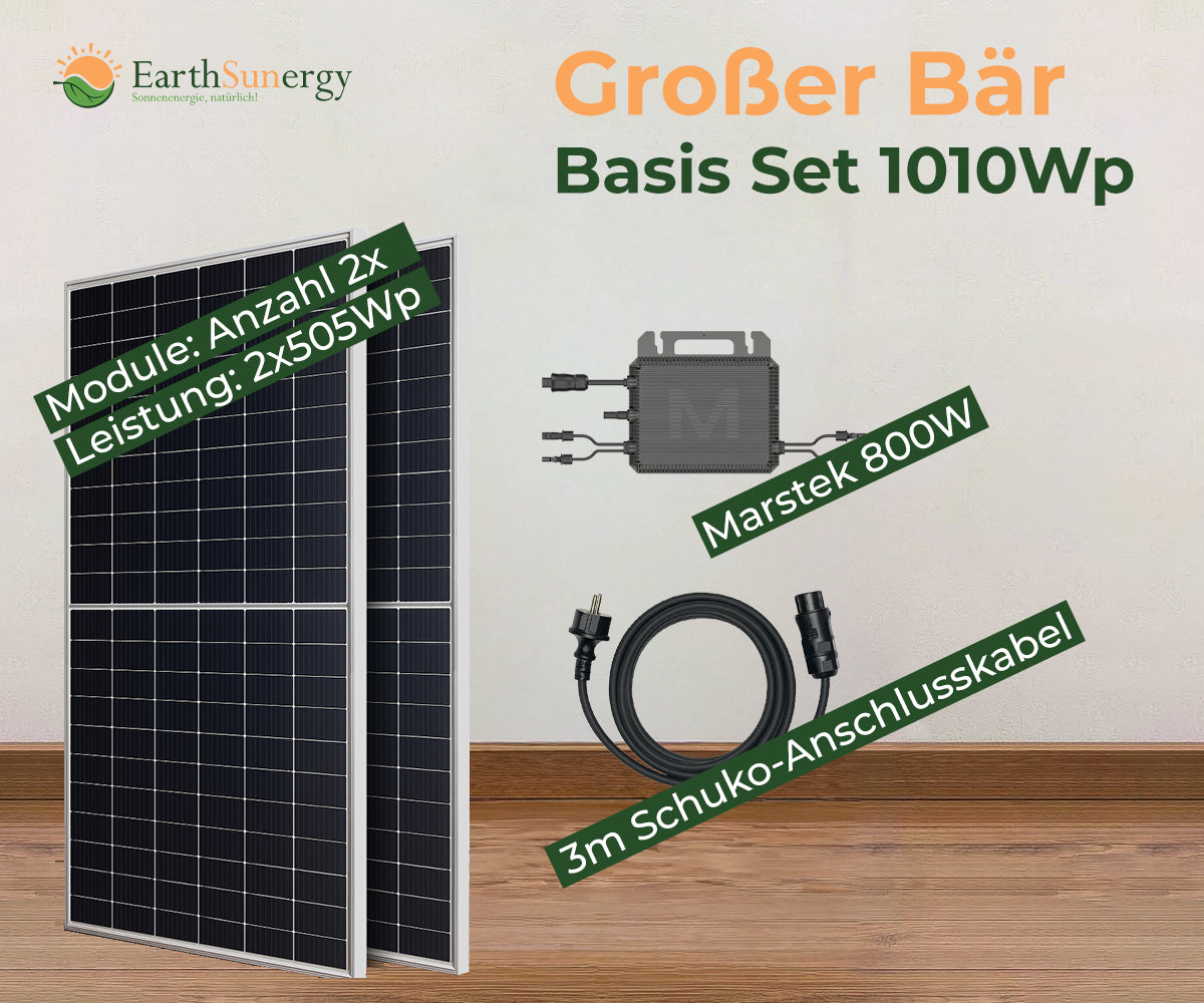 Balkonkraftwerk Basis-Set "Großer Bär"