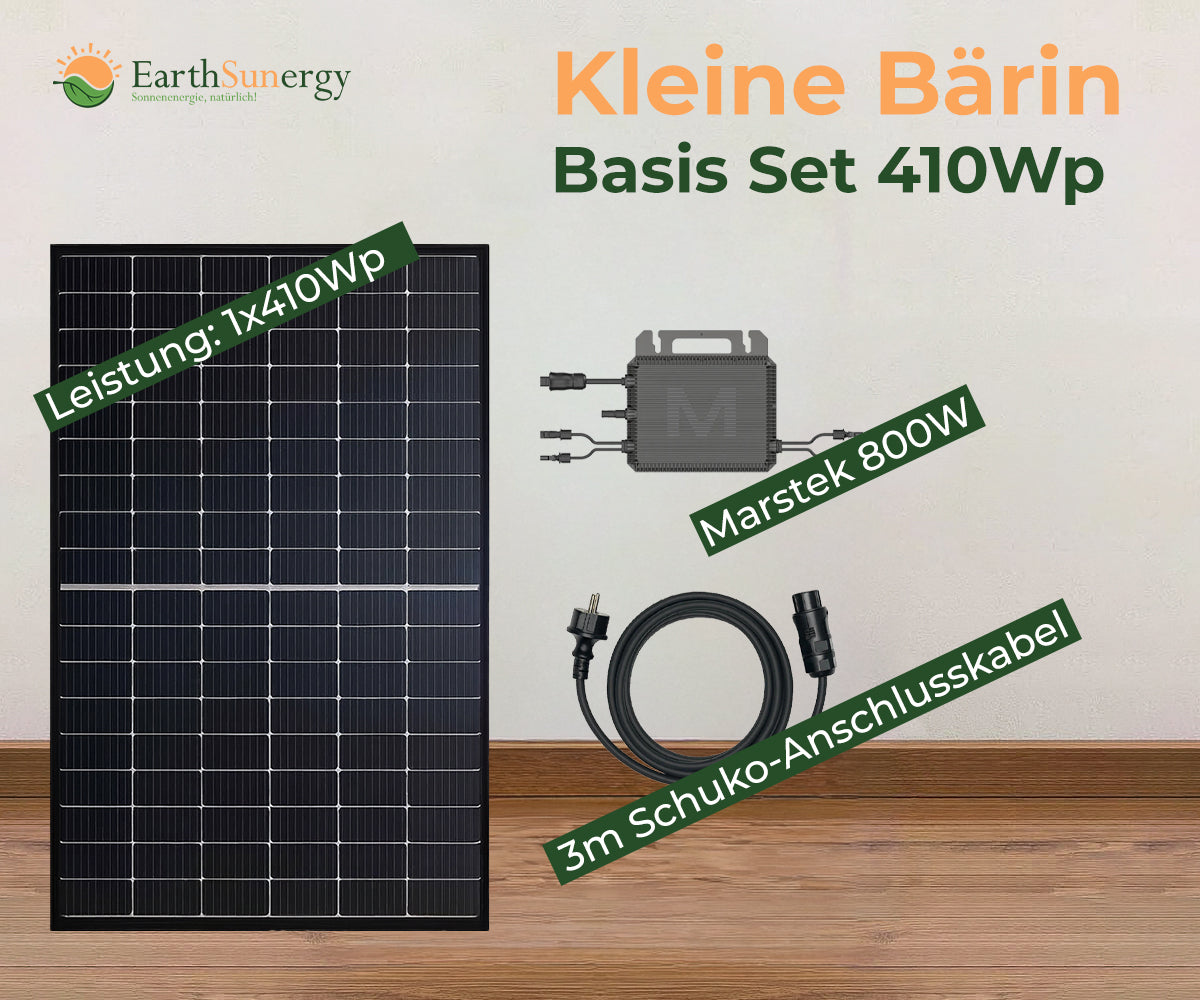 Balkonkraftwerk Basis-Set "Kleine Bärin"