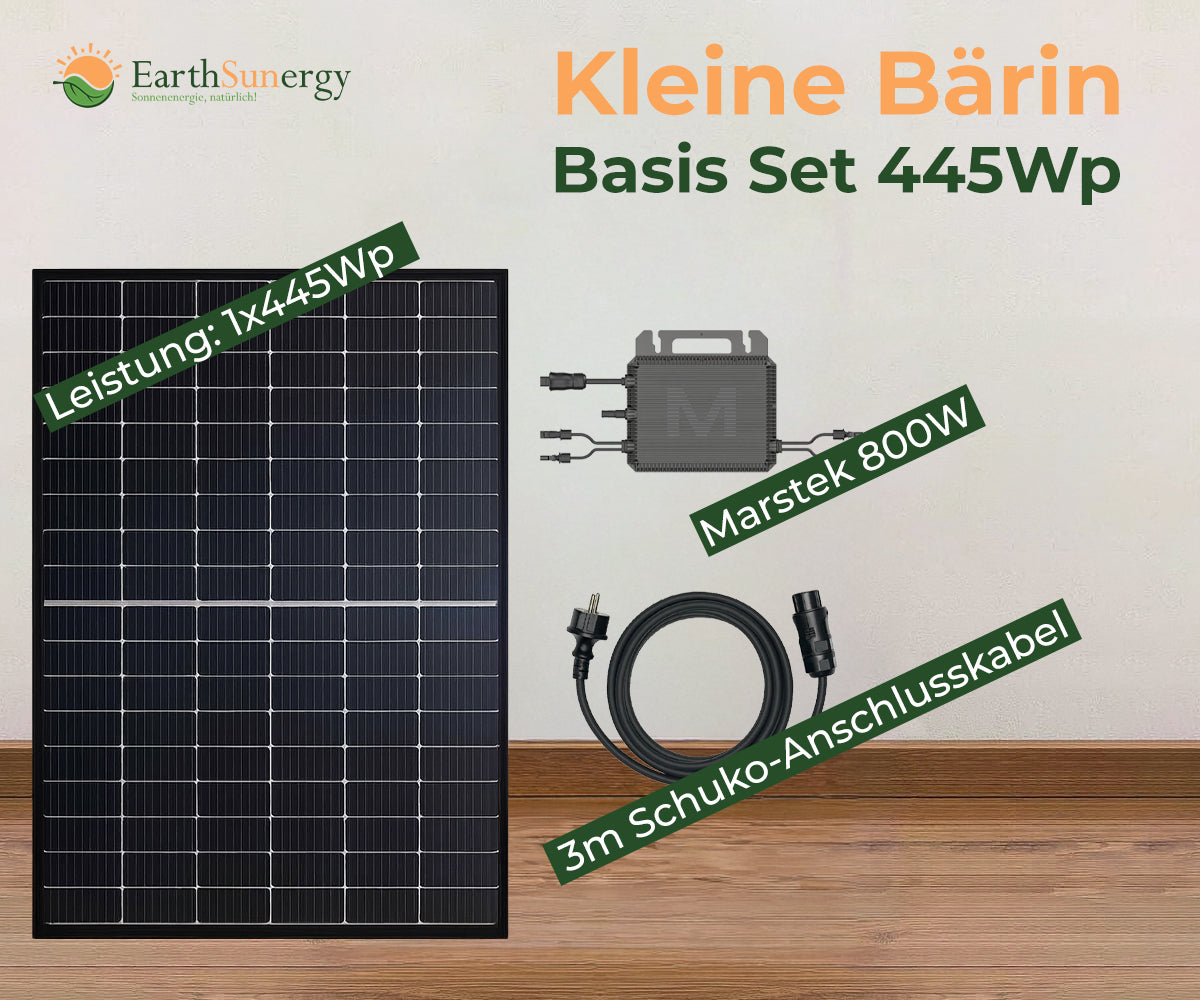 Balkonkraftwerk Basis-Set "Kleine Bärin"