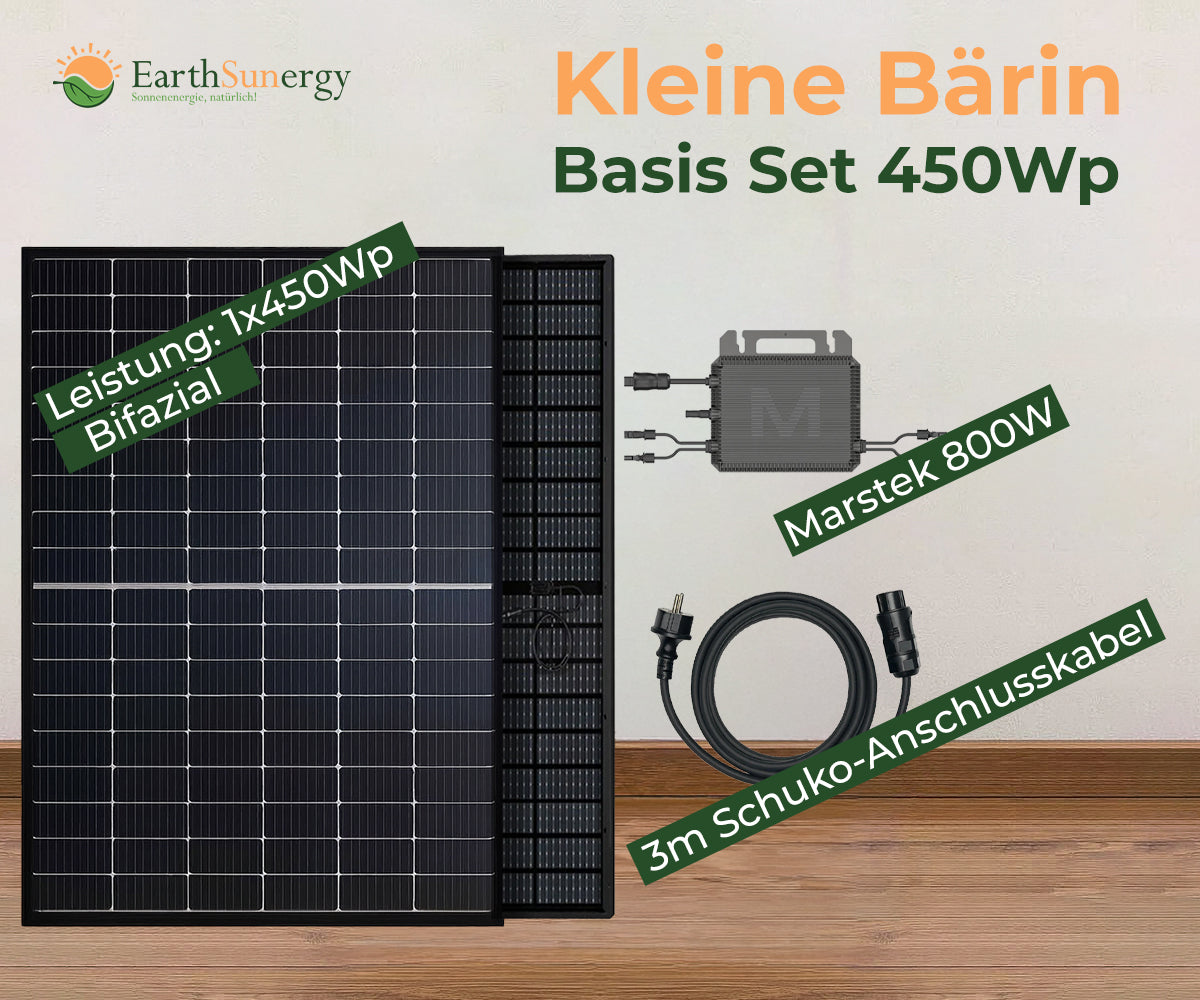 Balkonkraftwerk Basis-Set "Kleine Bärin"