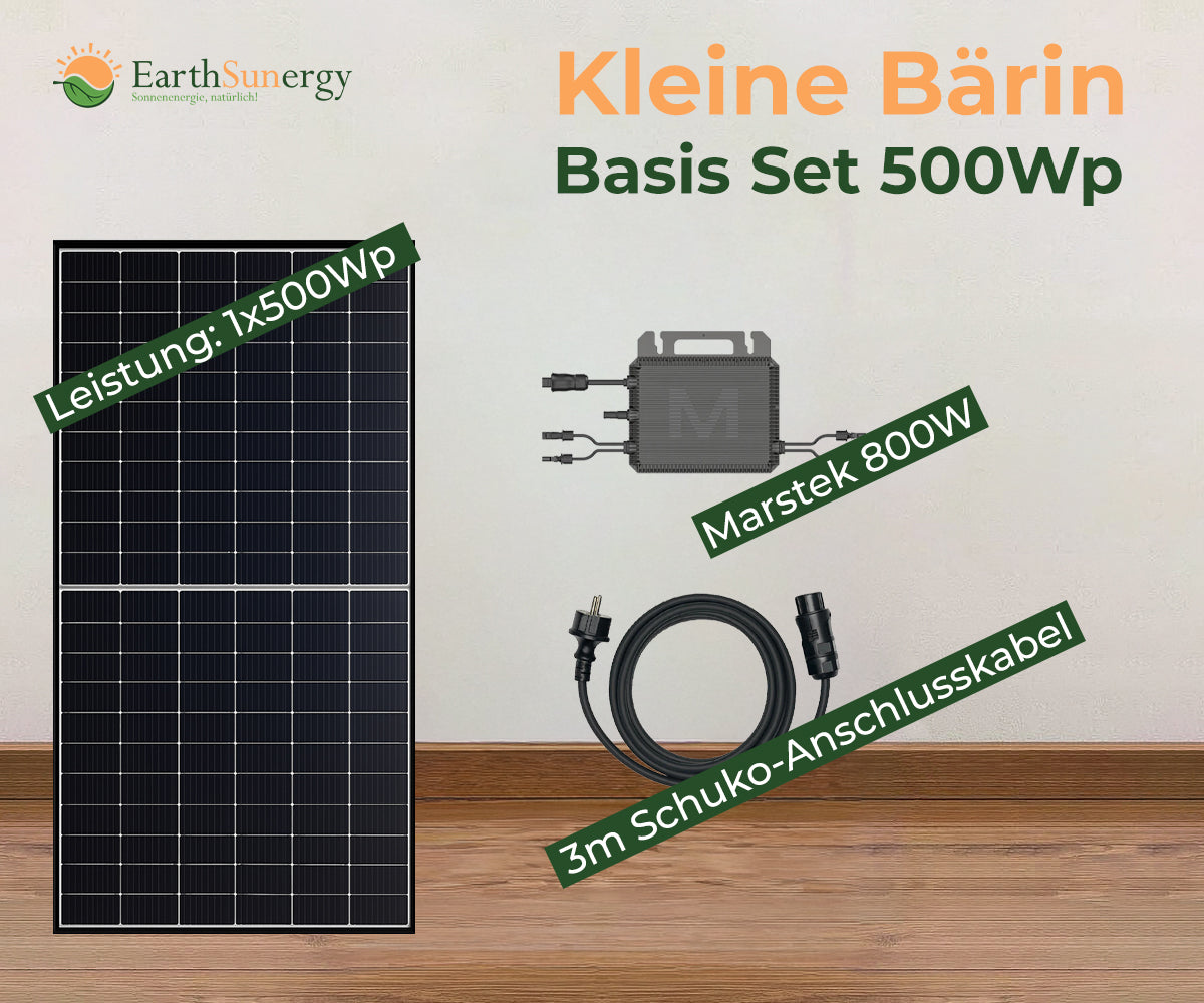 Balkonkraftwerk Basis-Set "Kleine Bärin"