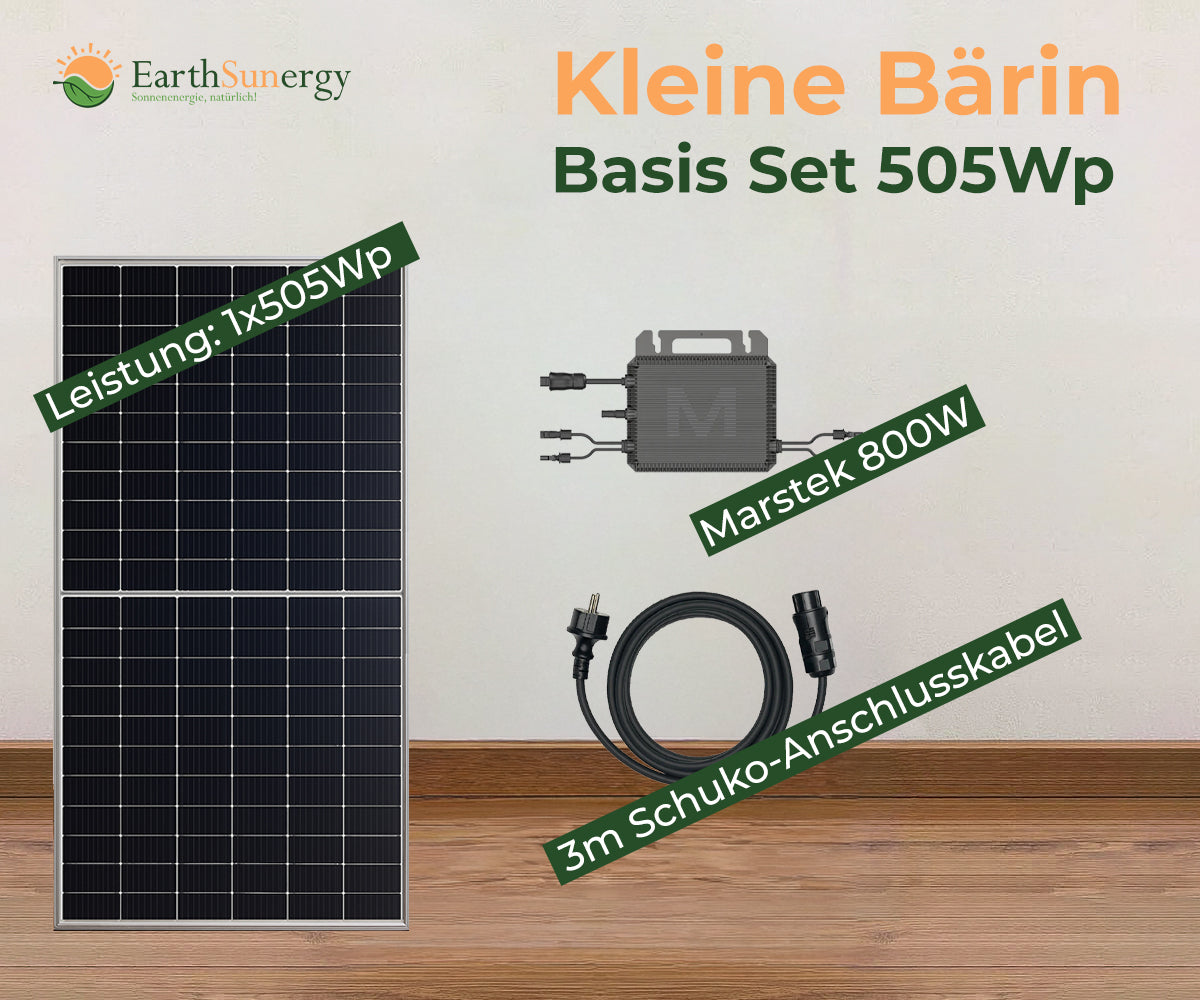 Balkonkraftwerk Basis-Set "Kleine Bärin"