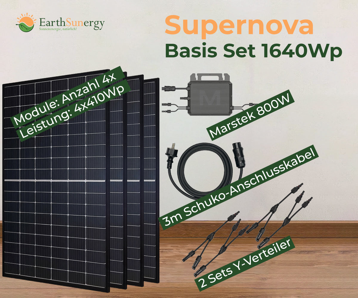 Balkonkraftwerk  Basis-Set "Supernova"