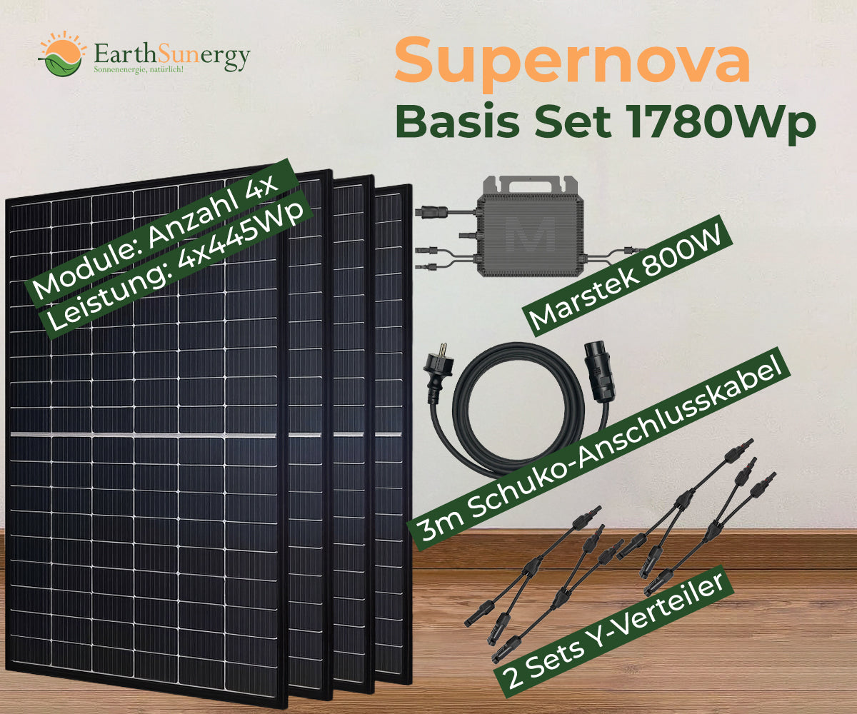 Balkonkraftwerk  Basis-Set "Supernova"