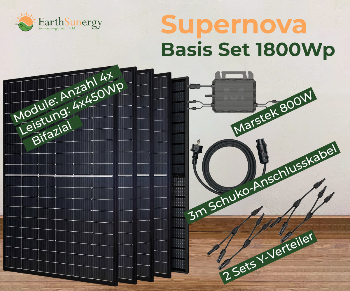 Balkonkraftwerk  Basis-Set "Supernova"